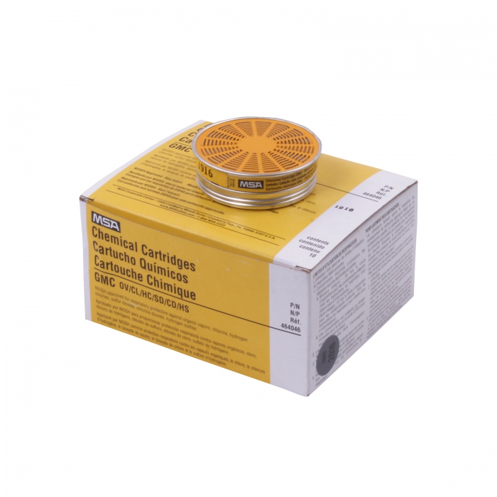 Cartucho Msa Comfo Gmc Vapores Organicos Gases Acidos Paq10  image number null