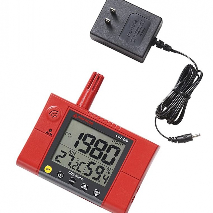 MEDIDOR AMPROBE CO2200 NIVELES DE DIOXIDO DE CARBONO PARA MONTAJE EN PAREDES  image number null