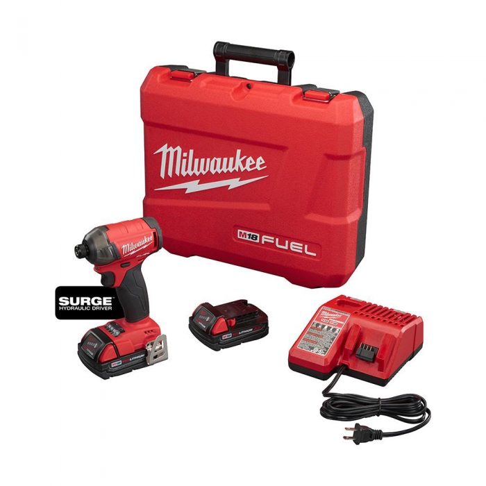 KIT DE DESTORNILLADOR MILWAUKEE HIDRAULICO HEXAGONAL M18 FUEL SURGE DE 14 IN  image number null