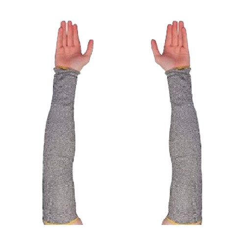 MANGA SUPERIOR GLOVE TENACTIV RESISTENTE A CORTE GRIS CBRAZALETE STAYZUP DE 18 IN SIN ORIFICIO PARA PULGAR TXS  image number null