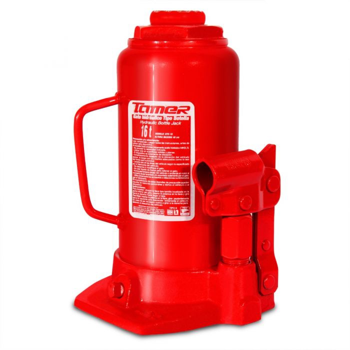 GATO TAMER GTE16 HIDRAULICO DE BOTELLA CON TORNILLO DE EXTENSION 16 T  image number null