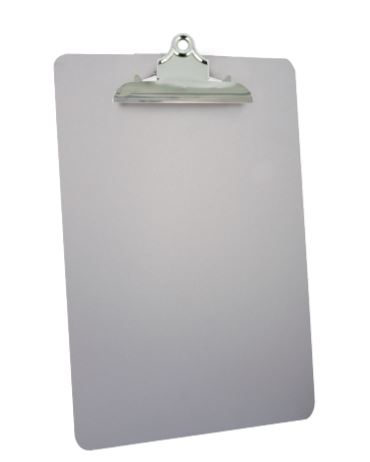 TABLA MAE M124.2 DE ALUMINIO TAMANO OFICIO CON GANCHO METAL  image number null