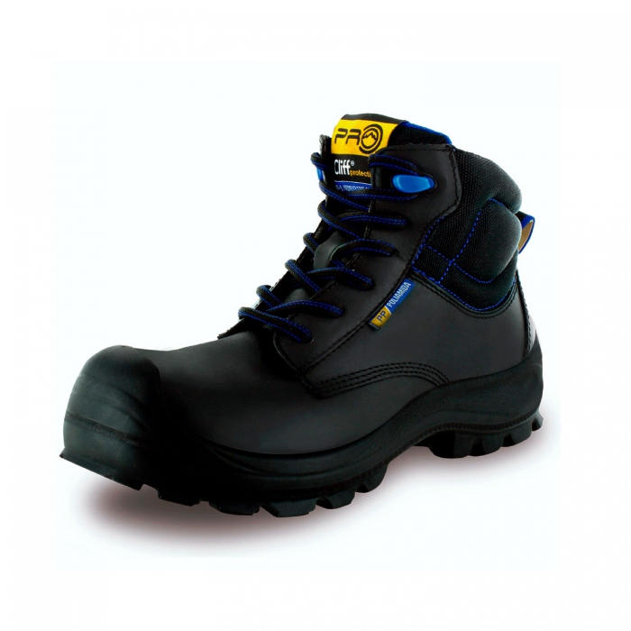 Zapato Cliff Borcegui Dielectrico de Piel Strong Negro CC Poliamida Suela Procap T7  image number null