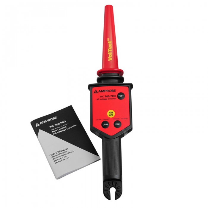 COMPROBADOR DE ALTA TENSION AMPROBE TIC 300 PRO SIN CONTACTO HASTA 122 KV AC  image number null