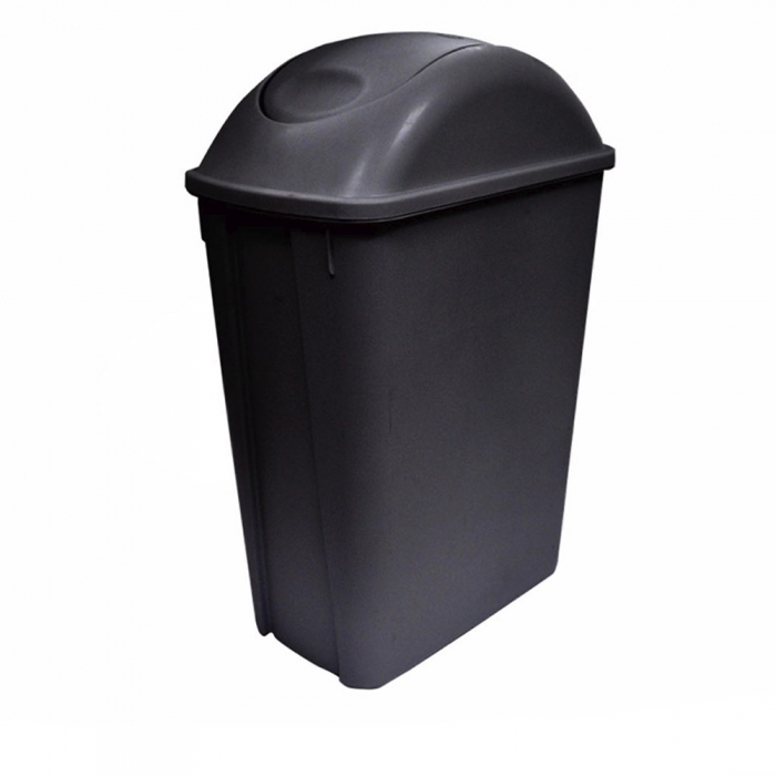 CESTO SABLON 8755NE BALANCIN LATERAL DE POLIPROPILENO NEGRO CAPACIDAD DE 42 L  image number null
