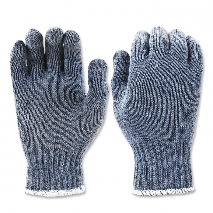GUANTE GISA JAPONES AZUL CELESTE 55 GRS 80% ALGOD&Oacute;N20% POLIESTER PCABALLERO RIBETE BLANCOAZUL TALLA 8  image number null