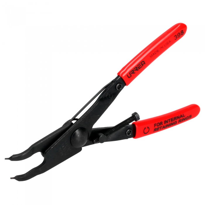 PINZA URREA 398 PARA ANILLOS DE RETENCION FIJASTERIORES ANGULO DE 45GRADO  image number null