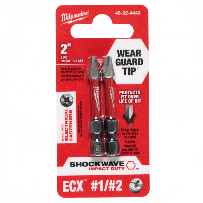 COMBO KIT 2 MILWAUKEE 48324443 PC ECX  image number null