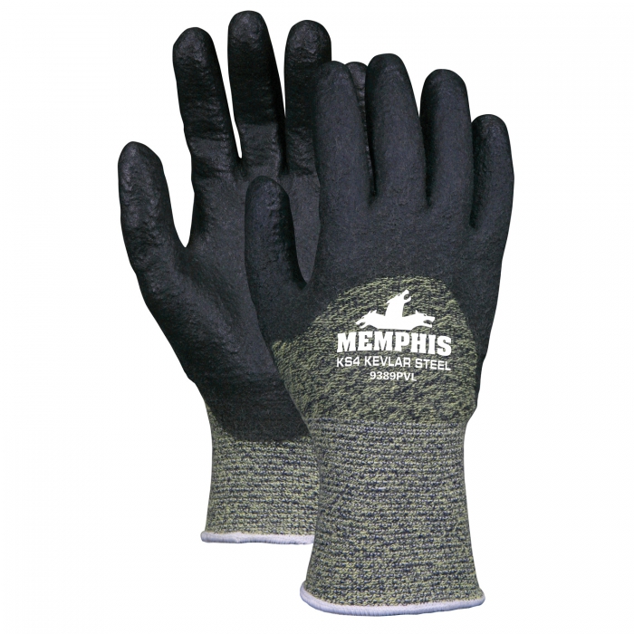 GUANTE MCR ANTICORTE NYLON CALIBRE 13 DE KEVLARACERO INOXIDABLE TM  image number null