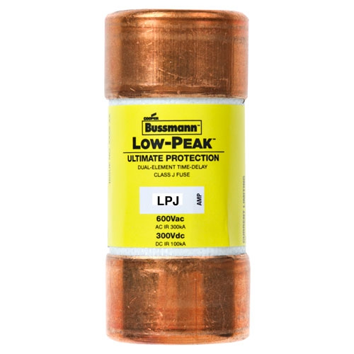FUSIBLE BUSSMANN LPJ30SP CLASE J DOBLE ELEMENTO ACCI&Oacute;N RETARDADA 600VCA300VCD  image number null
