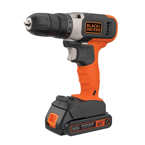TALADRODESTORNILLADOR BLACK and DECKER BCD702C1B3 INALAMBRICO 20V MÁX  image number null
