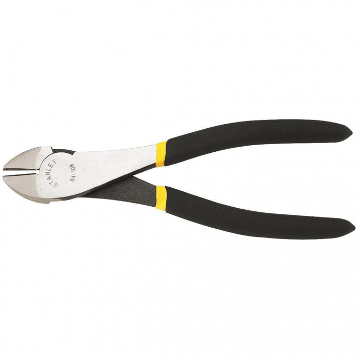 PINZAS STANLEY 84108LA DE CORTE DIAGONAL DE ACERO CROMO NIQUEL DE 7 IN (178 MM)  image number null