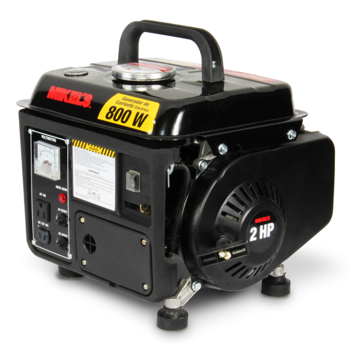 GENERADOR MIKELS GCE800 DE CORRIENTE ELECTRICA MOTOR 2 TIEMPOS 800 W  2 HP  image number null