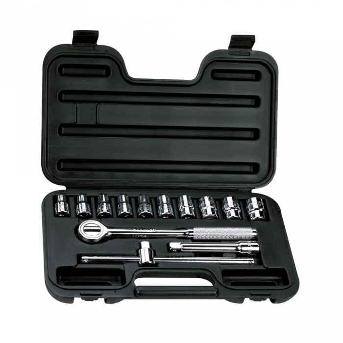 JUEGO DE DADOS STANDARD STANLEY 86503 MANDO 12 IN 14 PZAS  image number null