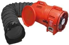 VENTILADOR AXIAL ALLEGRO DE PLASTICO ROJO ANTIEXPLOSION DE 12 IN INCLUYE DUCTO DE 25 FT  image number null