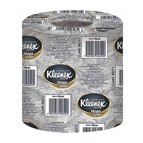 Papel Higienico Kleenex 90548 Tradicional Blanco de Hoja Doble Rollo C400 Hojas  image number null