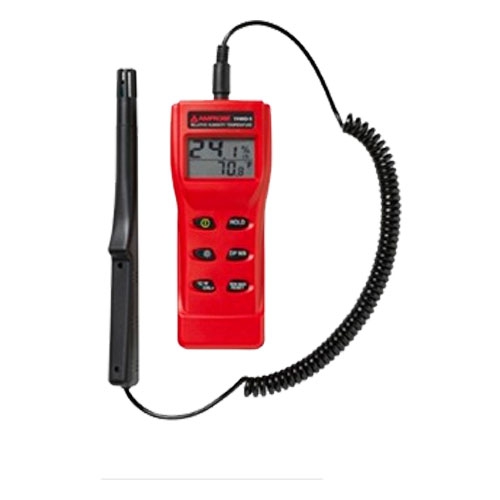 MEDIDOR DE TEMPERATURA Y HUMEDAD AMPROBE DE PLASTICO CSONDA FLEXIBLE  image number null