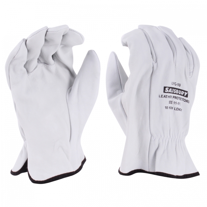 GUANTE PROTECTOR SALISBURY DE PIEL DE CABRA BLANCO DE 10 IN T9  image number null