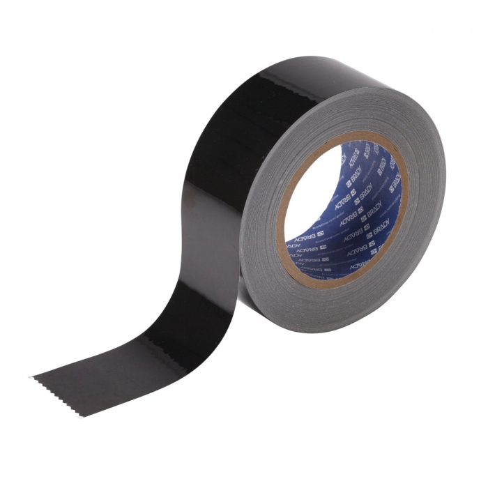 Cinta Brady Toughstripe PMarcaje de Pisos de Poliester Negro de 2ft ft  X 100 Ft  image number null
