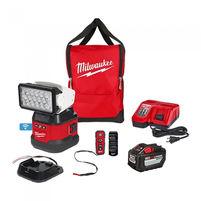 Kit de Luz de Busqueda con Control Remoto M18 Incl Base Portatil Cargador y Bolsa de Transporte  image number null