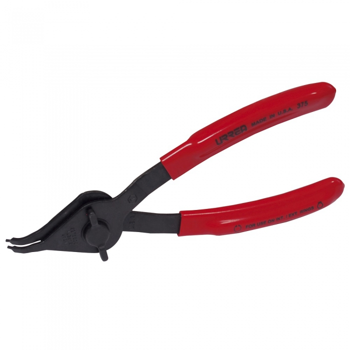 PINZA URREA 378 PARA PARA ANILLOS DE RETENCIÓN DESMONTABLE 0.09 ÁNGULO DE 45 GRADOS   image number null