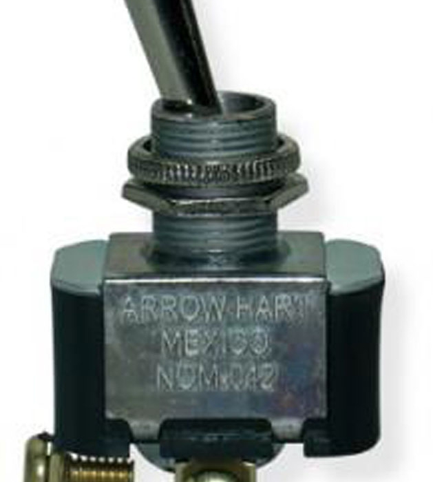 Interruptor Arrow Hart Wd82600  1p1t (SiNo) Palanca 15a 1224v Cd 15a 125v10a 250v Ca  image number null