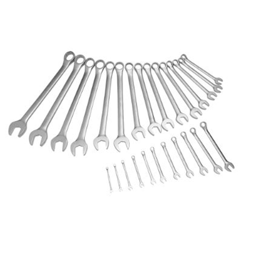 JUEGO URREA 120080A DE 26 LLAVES COMBINADAS SATINADAS 12 PUNTAS EN PULGADAS  image number null