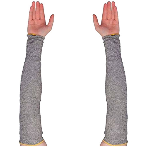 MANGA SUPERIOR GLOVE TENACTIV RESISTENTE A CORTE GRIS CBRAZALETE STAYZUP DE 18 IN SIN ORIFICIO PARA PULGAR TS  image number null