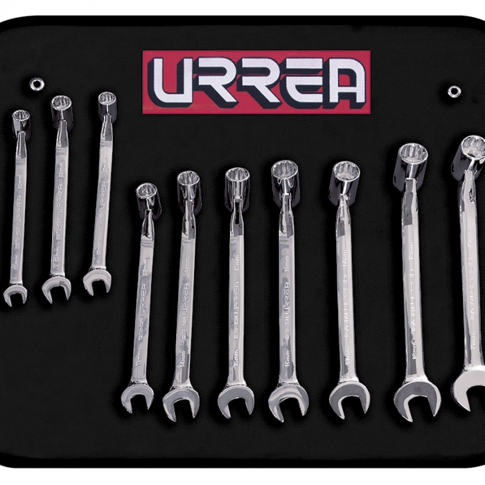 JUEGO URREA 1270HMF DE 10 LLAVES FLEXIBLES METRICAS  image number null