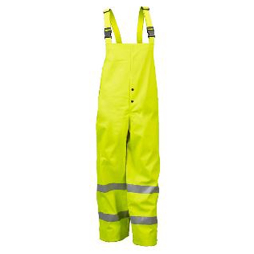 PANTALON LAKELAND IMPERMEABLE DE POLIURETANOALGODON FR AMARILLO ATPV 16.3 CALCM2 CPECHERA Y CINTAS REFLEJANTES T2XL  image number null