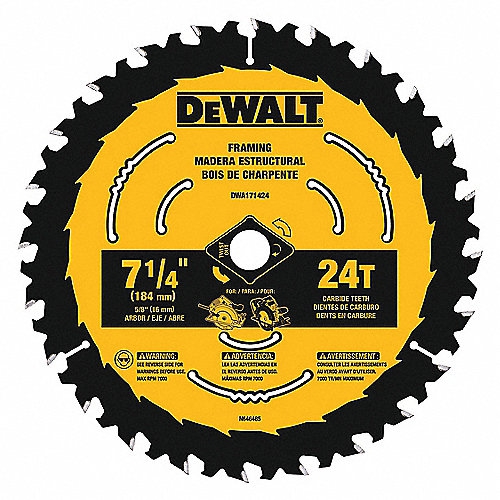 DISCO SIERRA CARBURO DEWALT DWA171424 714X24DX58  image number null