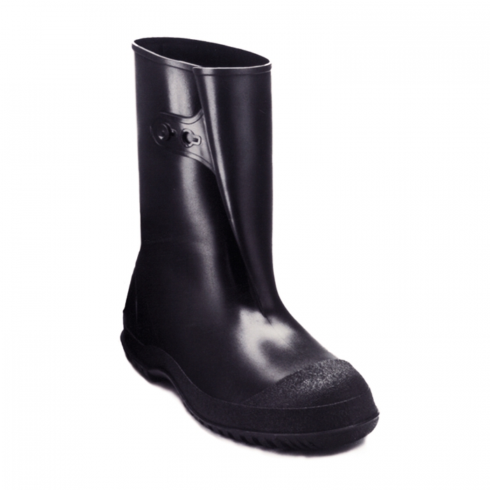 CUBRE BOTA TINGLEY WORKBRUTES RESISTENTE A QUIMICOS DE PVC NEGRO, ALTURA 10 IN T-M  image number null