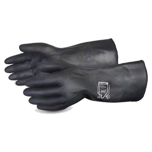 GUANTE SUPERIOR GLOVE CHEMSTOP DE NEOPRENO NEGRO T8  image number null