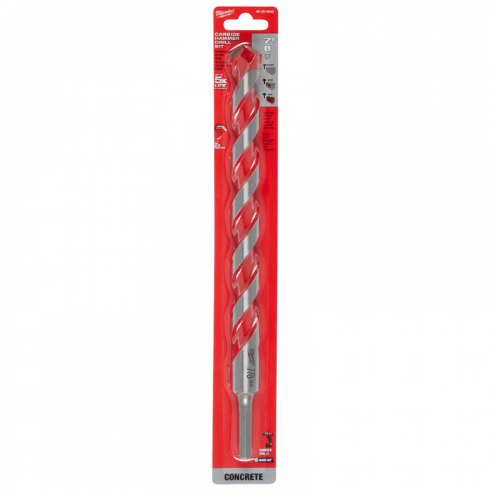 BROCA MILWAUKEE 48209048 CON PUNTA DE CARBURO 78IN X 10IN X 12IN  image number null