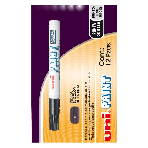Marcador Unipaint M17107719322 Tinta Violeta Punto Mediano Pieza  image number null