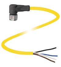 CABLE PEPPERL FUCHS V1B-W-YE5M-PVC-U PVC AMARILLO CONECTOR HEMBRA M12 Y TERMINAL LIBRE 4 POLOS CODIFICACIÓN B 0.5 M  image number null