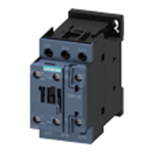 CONTACTOR DE POTENCIA SIEMENS 3RT2027-1AR60 AC-3 32 A 15 KW/400 V 1 NA + 1 NC 400 V AC 50 HZ 400-440 V 60 HZ 3 POLOS TAMAÑO S0 CONEXION POR TORNILLO  image number null