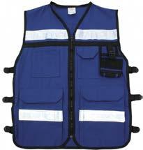 CHALECO JYRSA SR2020AZCRMD AZUL ABIERTO TIPO RESCATISTA LIGERO CLASE II TM  image number null