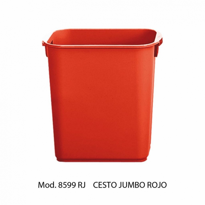 CESTO SABLON 8599RJ JUMBO CASAS ROJO  image number null