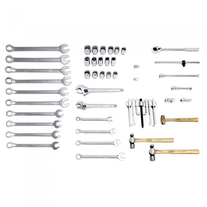 JUEGO URREA 98300 INDUSTRIAL PARA MANTENIMIENTO PESADO 44 PIEZAS SIN GABINETE  image number null