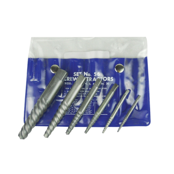 JUEGO DE EXTRACTORES DE TORNILLO CLEVELAND 15A C6 PZAS  image number null