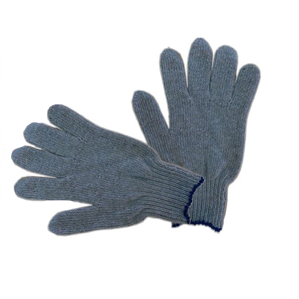GUANTE MCR JAPONES ALGODONPOLISTER CALIBRE 7 PESO PESADO 70 GR CON HILO X GRIS TMEDIANA  image number null