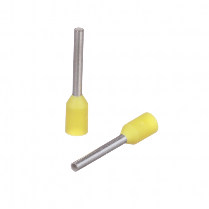 TERMINAL PANDUIT TIPO PUNTA DE PLASTICO AMARILLO P/CONECTAL CABLES CALIBRE 26  image number null