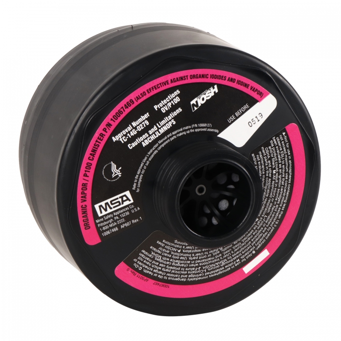 CANISTER MSA PARA VAPORES ORGANICO P100  image number null