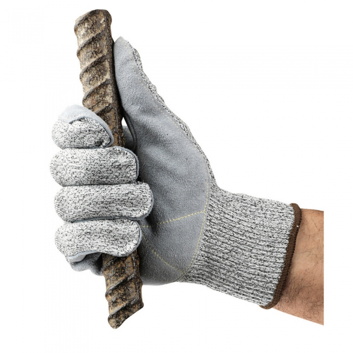 GUANTE ANSELL EDGE DE FIBRA DE VIDRIO GRIS PUNO TEJIDO   image number null