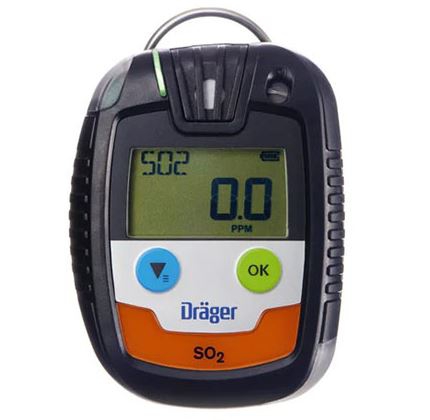 DETECTOR MONOGAS DRAGER PAC 6500 DE SO2 DE 0 A 100 PPM  image number null
