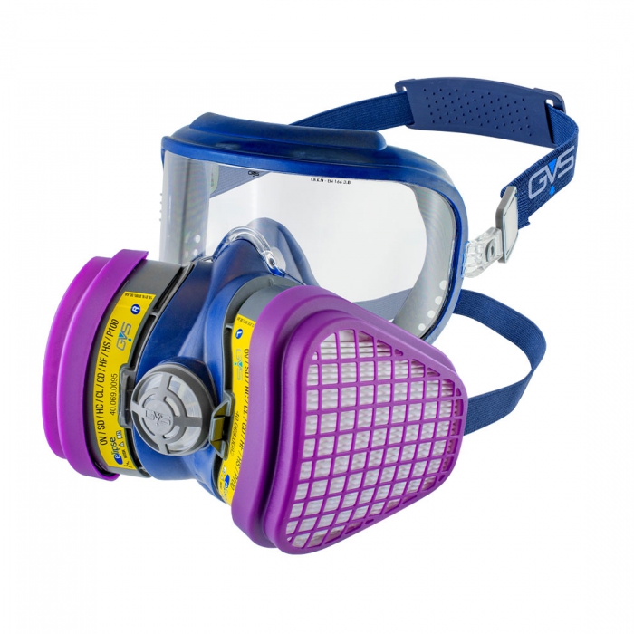 RESPIRADOR GVS INTEGRA SPR556 MEDIA CARA PVAPORES ORGANICOS (OV) Y GASES ACIDOS (AG) P100 TML  image number null