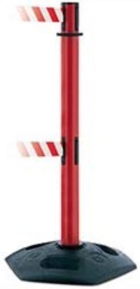 POSTE LAWRENCE FACTOR DE SEGURIDAD DOBLE CINTO ROJOBLANCO 7 FT  image number null