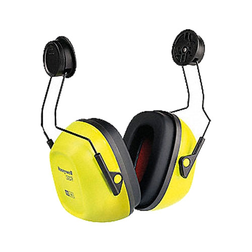 Orejera Honeywell Howard Leight Nrr 27 Clase Al Amarillo de Alta Visibilidad Adaptable a Casco  image number null