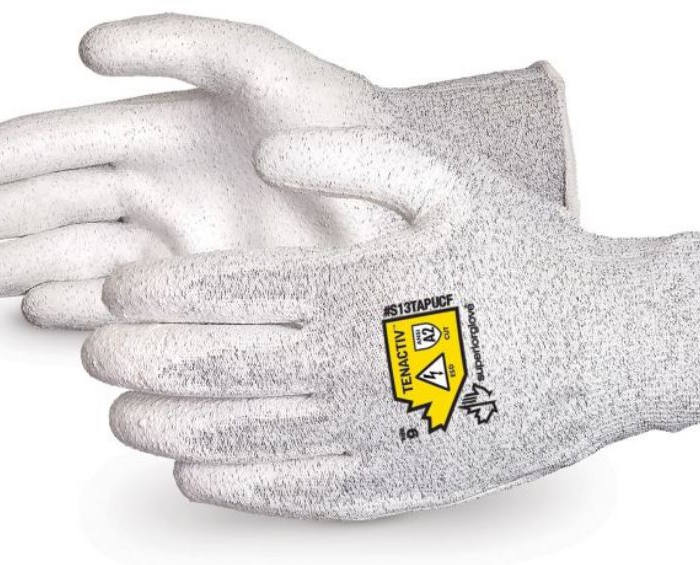 GUANTE SUPERIOR GLOVE ANTIESTATICO RESISTENTE A CORTE CON PALMA DE POLIURETANO T9  image number null